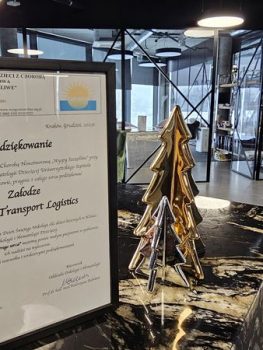 Certificate of appreciation presented to Matex Transport Logistics for charitable support – CSR and community engagement